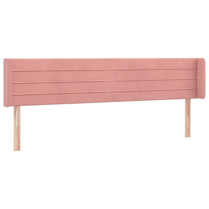 vidaXL Cabecero de terciopelo rosa 183x16x78/88 cm (6)