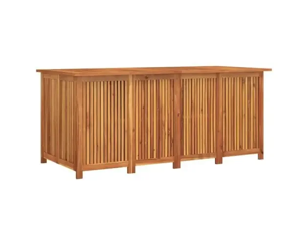 vidaXL caja de almacenaje de jardín madera maciza acacia 200x80x75 cm | Brico Depôt Più Venduto