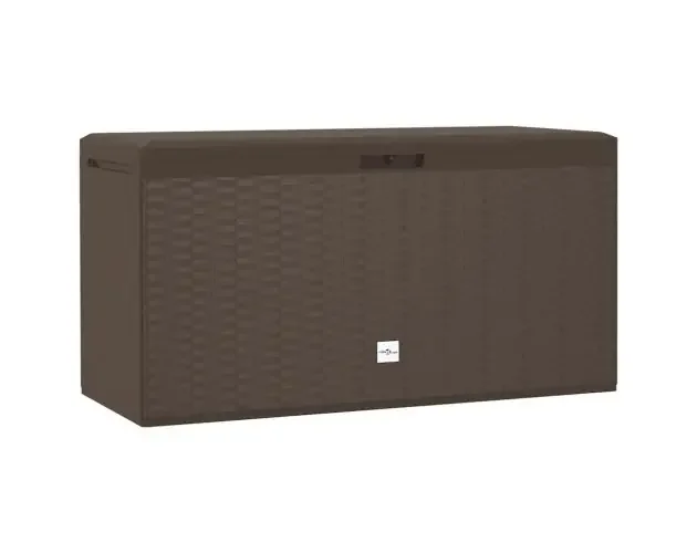 vidaXL caja de almacenamiento de jardín marrón 114x47x60 cm | Brico Depôt Nuova Collezione