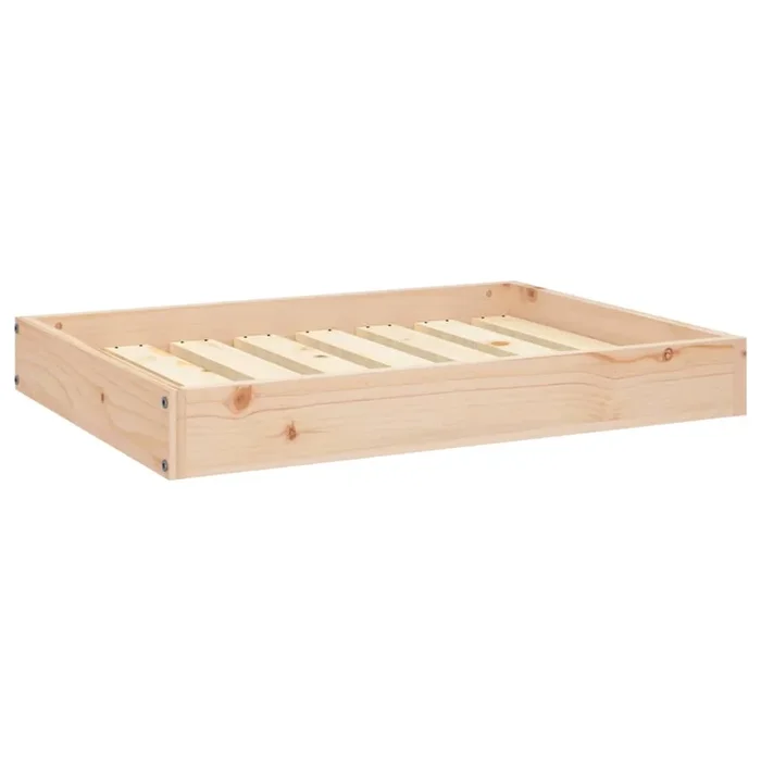vidaXL Cama para perros madera maciza de pino 71,5x49x9 cm