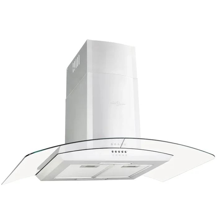 vidaXL Campana extractora de pared 90 cm acero inoxidable 756 m³/h LED