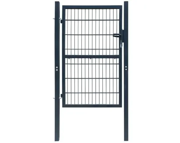 vidaXL cancela de valla 2d individual gris antracita 106×230 cm | Brico Depôt Popolare