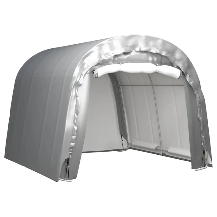 vidaXL Carpa de almacenamiento acero gris 300×300 cm (2)