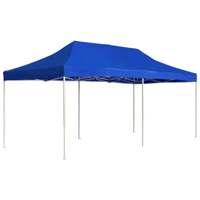 vidaXL Carpa plegable profesional de aluminio azul 6×3 m