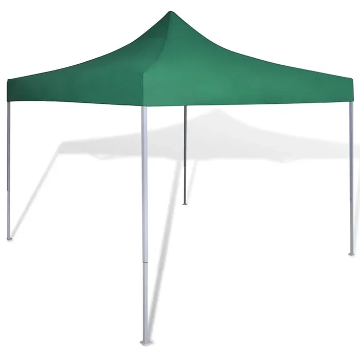 vidaXL Cenador plegable verde 3×3 m