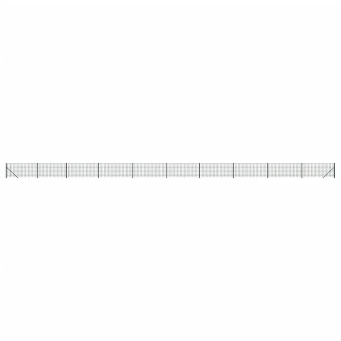 vidaXL Cerca de alambre con brida verde 1,1×25 m (3)