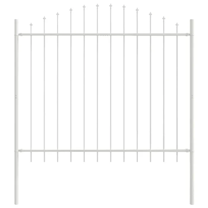 vidaXL Cerca de jardín Blanco 170 x 150 cm