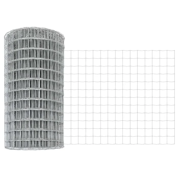 vidaXL Cerca Euro Plateado 0.4 x 50 m (2)