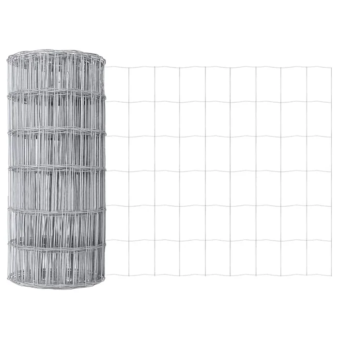 vidaXL Cerca Euro Plateado 0.6 x 50 m (2)