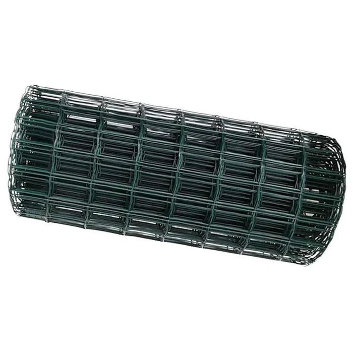 vidaXL Cerca Euro Verde 0.6 x 10 m Hierro recubierto de PVC