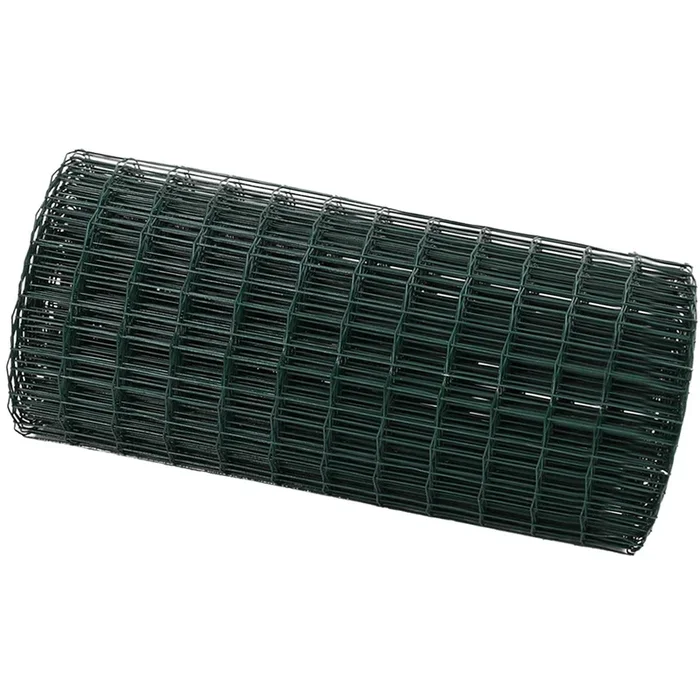 vidaXL Cerca Euro Verde 0.8 x 25 m Hierro recubierto de PVC (2)