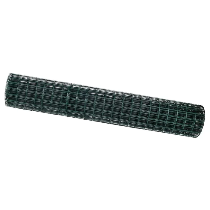 vidaXL Cerca Euro Verde 1.6 x 10 m Hierro recubierto de PVC (3)