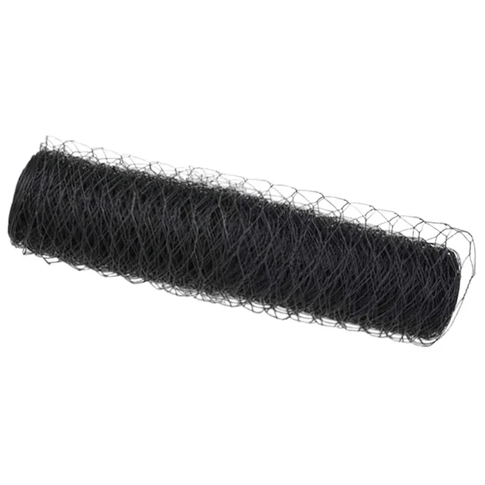 vidaXL Cerca Hexagonal Gris 0.8 x 25 m Acero (4)