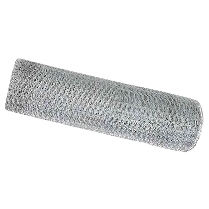 vidaXL Cerca Hexagonal Plateado 0.4 x 100 m Acero galvanizado (2)