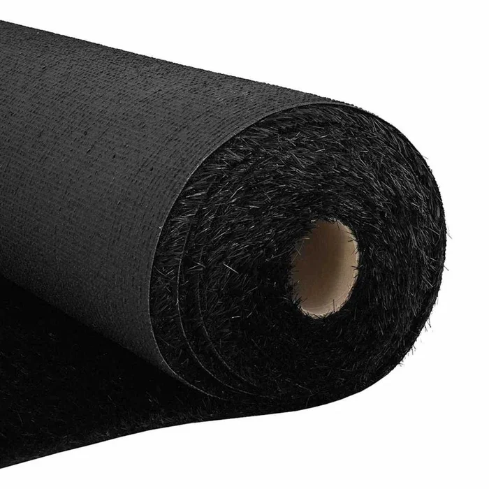 vidaXL Césped artificial Negro 10 x 1 m Polipropileno (2)