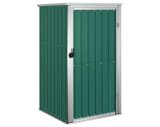 vidaXL cobertizo de herramientas jardín acero galvanizado 88x89x161 cm | Brico Depôt Nuovo Arrivo