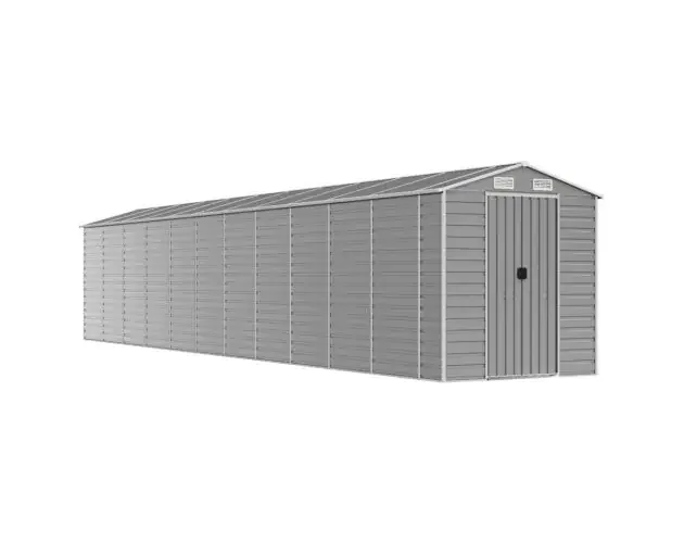 vidaXL cobertizo de jardín acero galvanizado gris claro 191x980x198 cm | Brico Depôt Quantità Limitata
