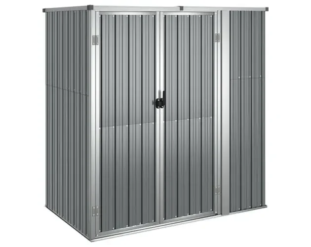 vidaXL cobertizo herramientas jardín acero galvanizado 161x89x161 cm | Brico Depôt Super Prezzo