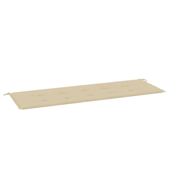 vidaXL Cojín de banco de jardín tela Oxford beige 150x50x4 cm