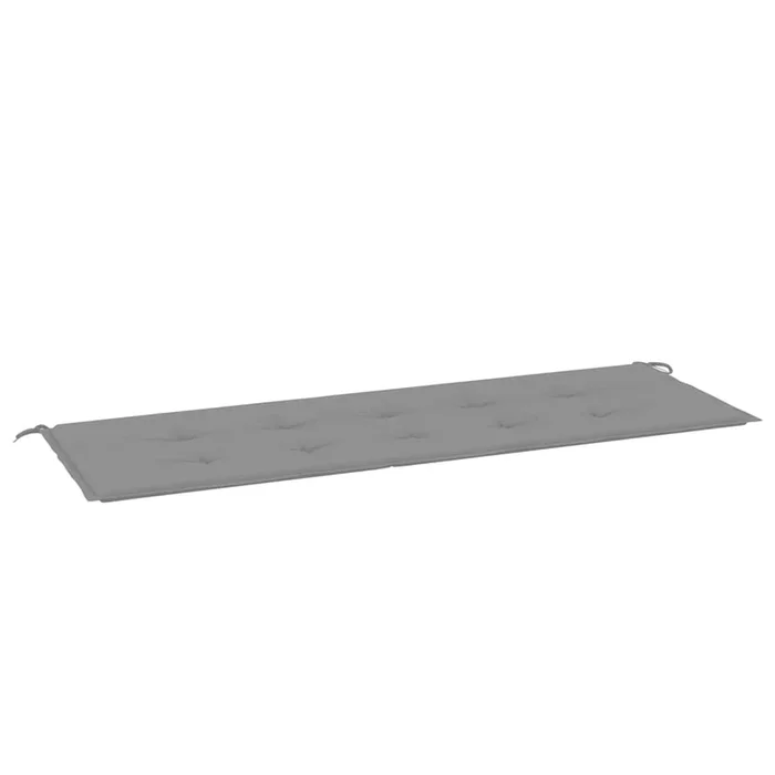 vidaXL Cojín de banco de jardín tela Oxford gris antracita 150x50x4 cm