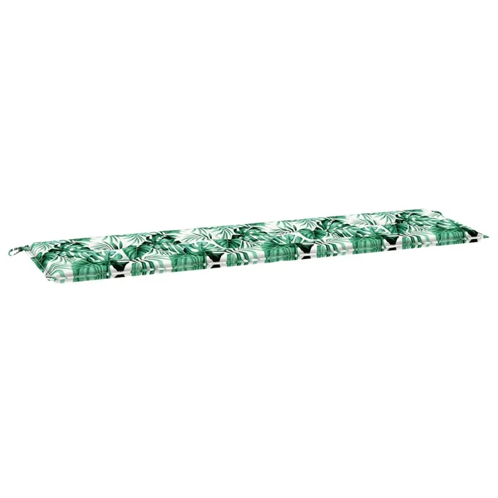 vidaXL Cojín de banco de jardín Verde 180 x 50 x 4 cm Tela Oxford