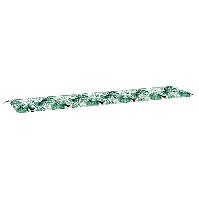 vidaXL Cojín de banco de jardín Verde 200 x 50 x 4 cm Tela Oxford