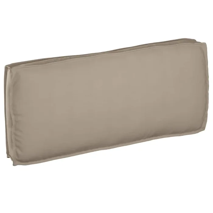 vidaXL Cojín de palé para asiento / respaldo Taupé 120 x 50 x 12 cm