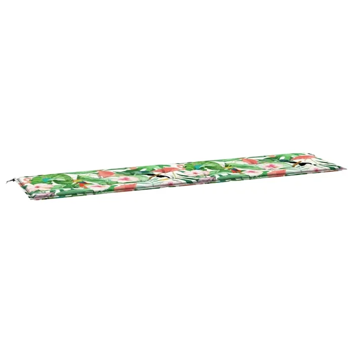 vidaXL Cojín para banco de jardín tela multicolor 200x50x4 cm