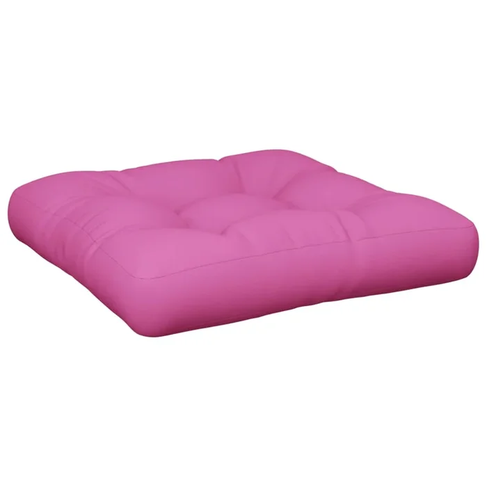 vidaXL Cojín para palés tela Oxford rosa 60×61,5×10 cm