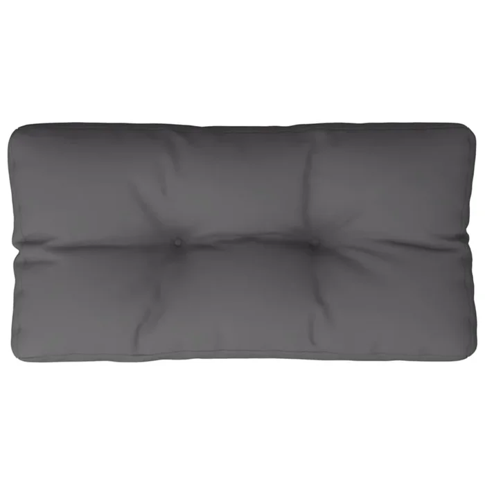 vidaXL Cojín para sofá de palets tela gris antracita 80x40x12 cm