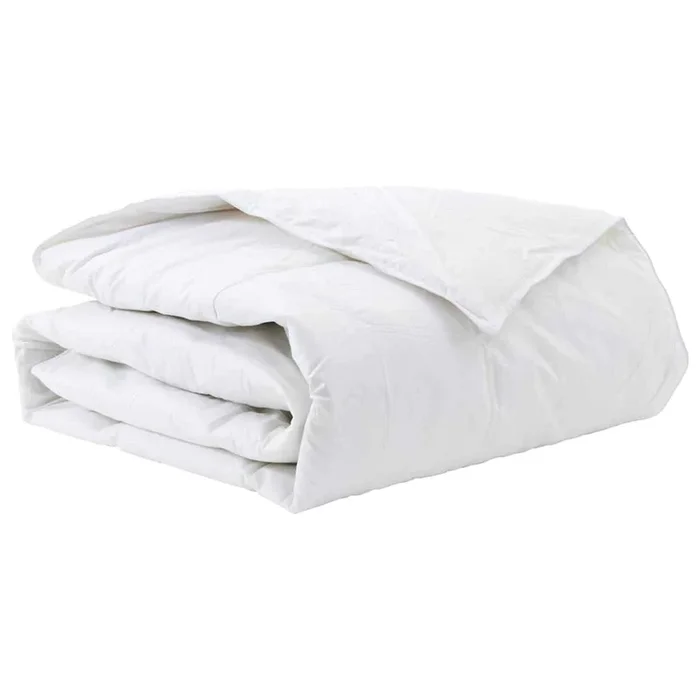 vidaXL Colchas y Duvets Blanco 140 x 200 cm Plumas