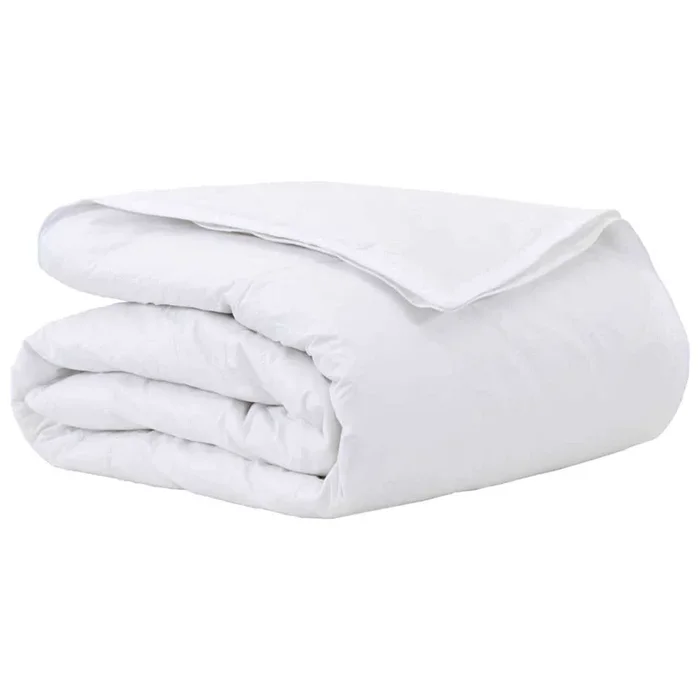 vidaXL Colchas y Duvets Blanco 140 x 220 cm Plumas (3)