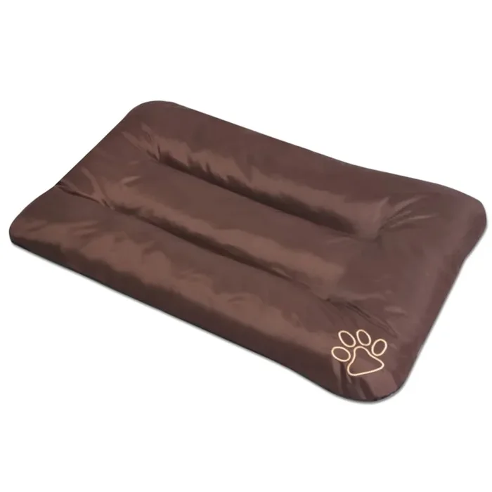 vidaXL Colchón para perro tamaño XL marrón (2)