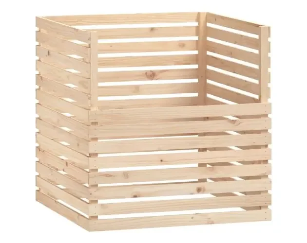 vidaXL compostador de madera maciza de pino 100x100x102 cm | Brico Depôt Nuovo Arrivo