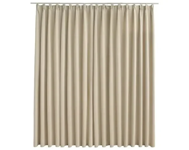 vidaXL cortina opaca con ganchos beige 290×245 cm | Brico Depôt Spedizione Gratuita