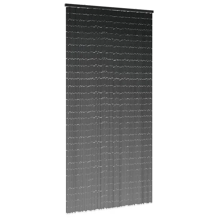 vidaXL Cortina para puerta insectos gris claro 100x220cm bambú