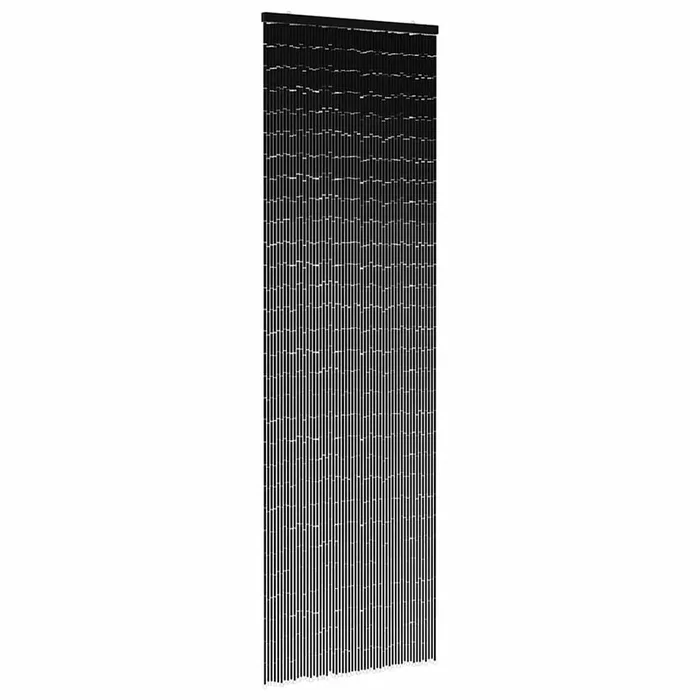 vidaXL Cortina para puerta insectos gris claro 56x185cm bambú