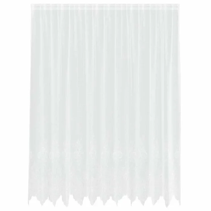 vidaXL Cortinas con cortinas Blanco 500x100cm Poliéster (83)