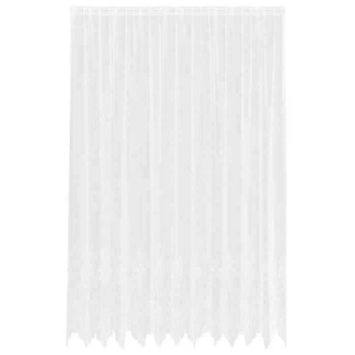 vidaXL Cortinas con cortinas Blanco 500x100cm Poliéster (84)