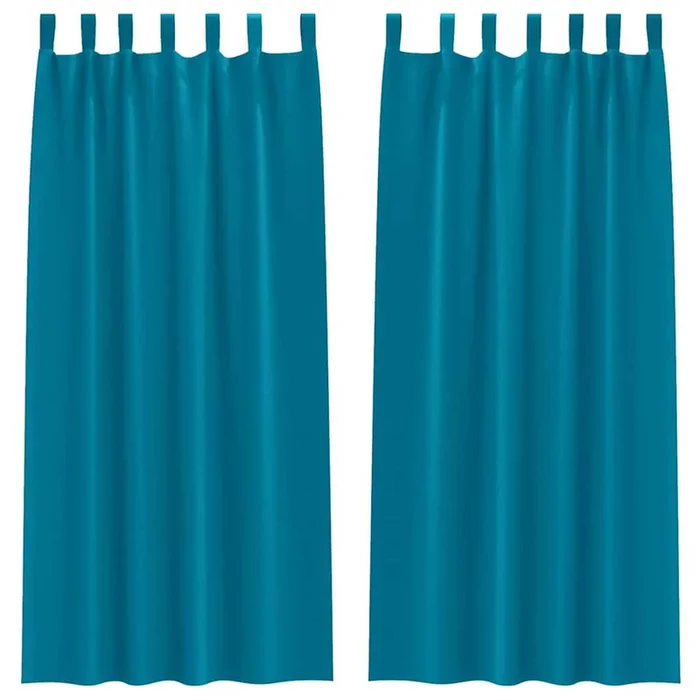 vidaXL Cortinas opacas Tuquesa Poliéster (5)