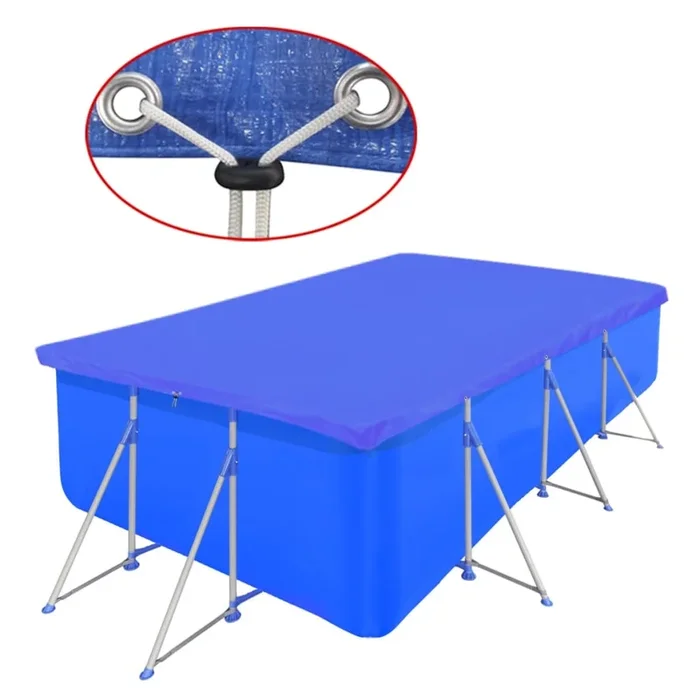 vidaXL Cubierta de piscina rectangular PE 90 g/m2 540×270 cm