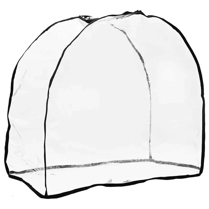 vidaXL Cubierta para cochecito de mascotas Otro Ajustable Transparente