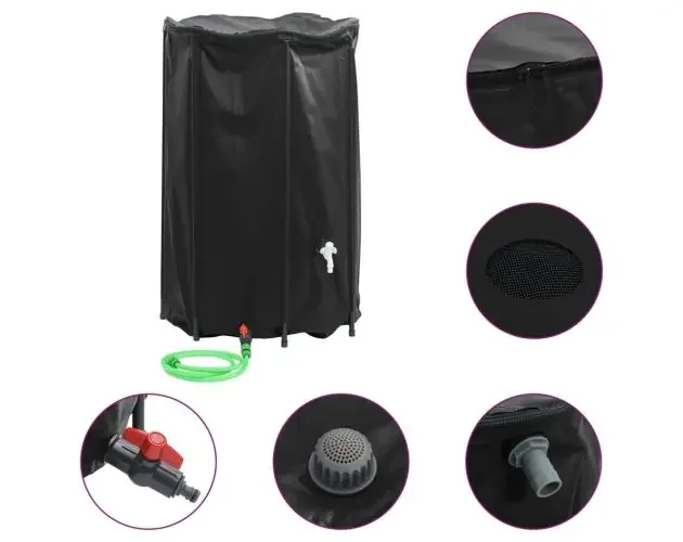 vidaXL depósito de agua plegable con grifo PVC 1000 l | Brico Depôt Moderno