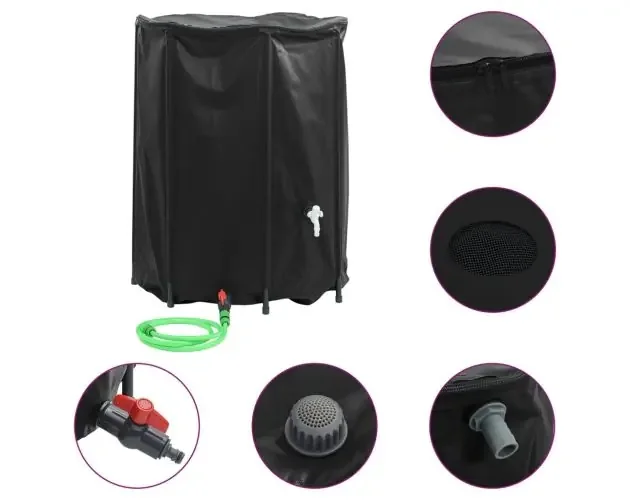 vidaXL depósito de agua plegable con grifo PVC 750 l | Brico Depôt Edizione Limitata