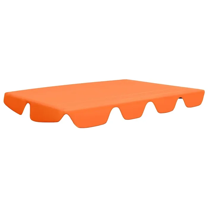 vidaXL Dosel de repuesto columpio de jardín naranja 188/168×145/110 cm