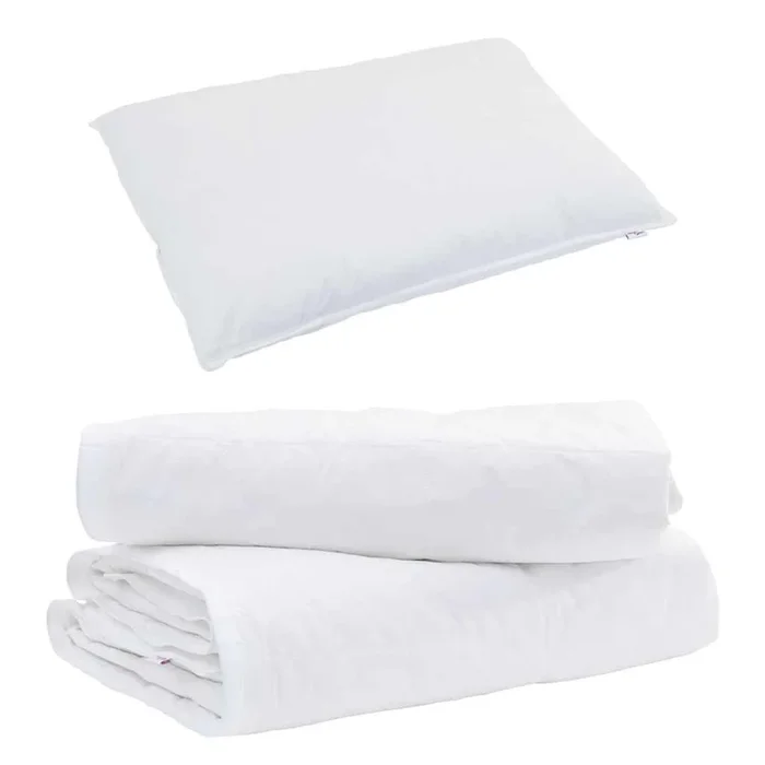 vidaXL Duvet 2 en 1 con almohada 2 pcs Pluma de pato (39)