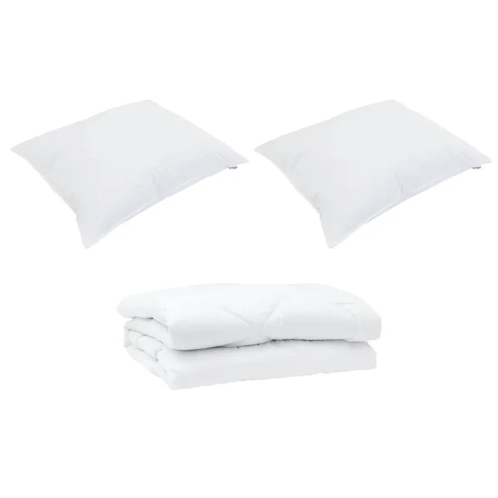 vidaXL Edredón con almohada 3 pcs Microfibra (77)