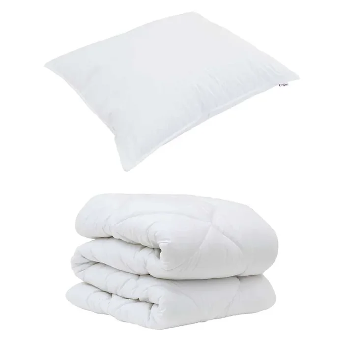 vidaXL Edredón con Almohada con almohada 2 pcs Microfibra (34)