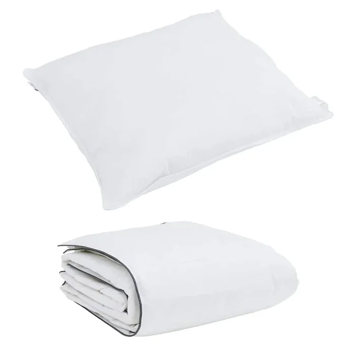 vidaXL Edredón de Invierno con almohada 2 pcs Pluma de pato (16)