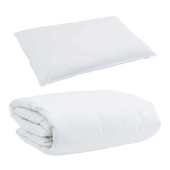 vidaXL Edredón de Invierno con almohada 2 pcs Pluma de pato (60)